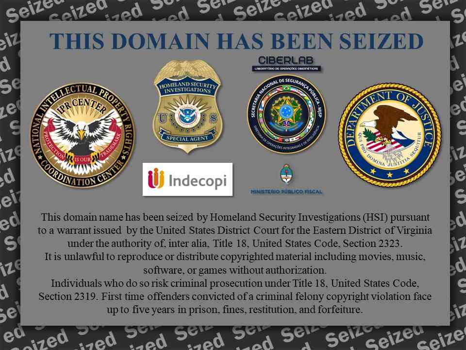 This domain name has been seized by ICE-Homeland Security Investigations, pursuant to a seizure warrant issued by the United States District Court for the Southern District of California under the authority of 18 U.S.C. Â§Â§ 981 and 2323.